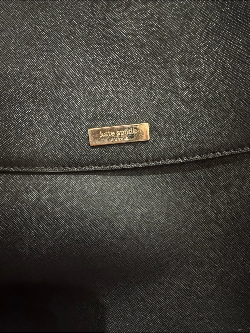 kate spade Black Leather Backpack and Crossbody Set